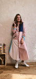 Patchwork Pastel Shirt Gown